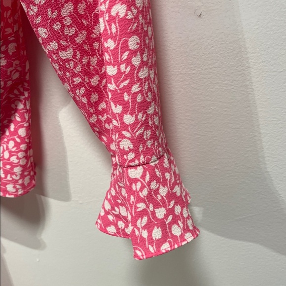 Little Moon Julep wrap top in pink - size medium - Picture 8 of 8